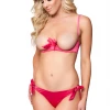 Be Wicked Hello Beautiful Fuchsia Cupless Bra & Panty Set 1 Be Wicked Hello Beautiful Fuchsia Cupless Bra & Panty Set