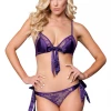 Be Wicked Purple Crotchless Lace & Satin Set Lingerie 1 Be Wicked Purple Crotchless Lace & Satin Set Lingerie