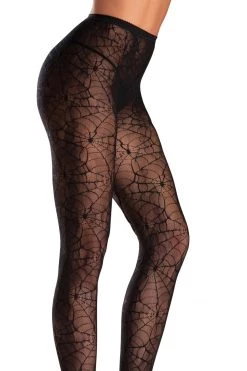 Be Wicked Hosiery Spooky Spiderweb Pantyhose