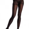 Be Wicked Black Opaque Nylon Tights Hosiery