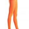 Be Wicked Hosiery Orange Opaque Nylon Tights