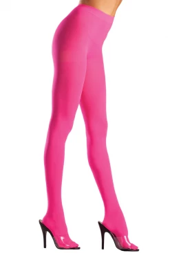 Be Wicked Glow In The Dark & Neon Neon Pink Opaque Nylon Tights