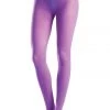 Be Wicked Purple Opaque Nylon Tights Hosiery
