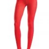 Be Wicked Red Opaque Nylon Tights Hosiery