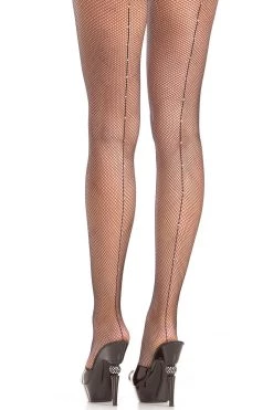 Be Wicked Diamond Backseam Fishnet Pantyhose