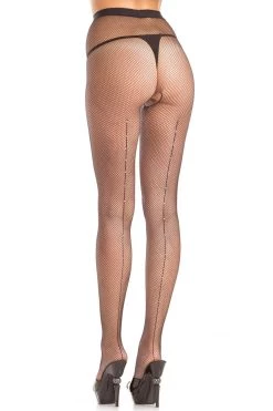 Be Wicked Diamond Backseam Fishnet Pantyhose