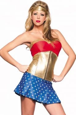 Be Wicked Golden Wonder Girl Costume Costumes