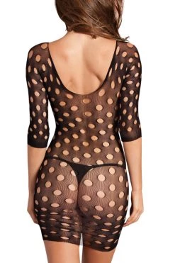 Be Wicked Deviant Dame Cutout Body Stocking Dress Bodystocking Lingerie