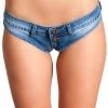 Be Wicked Low Rise Mini Denim Booty Shorts