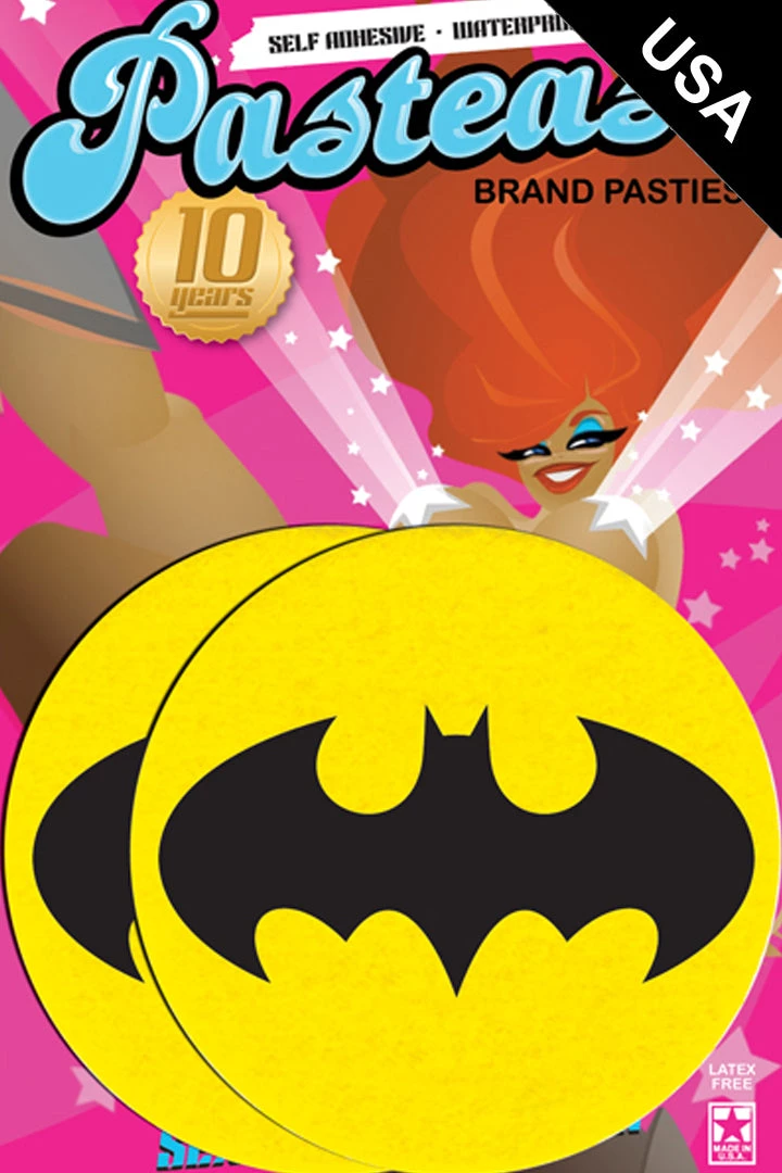 Pastease Bat Signal Nipple Pasties Accessories 4 Pastease Bat Signal Nipple Pasties Accessories