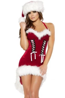 Roma Costumes Christmas Lace Up Dress