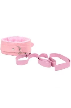 OY Brands Pink Faux Leather Bondage Set