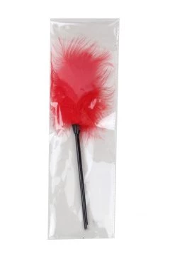 OY Brands Sex Games Tease Feather Tickler - Red