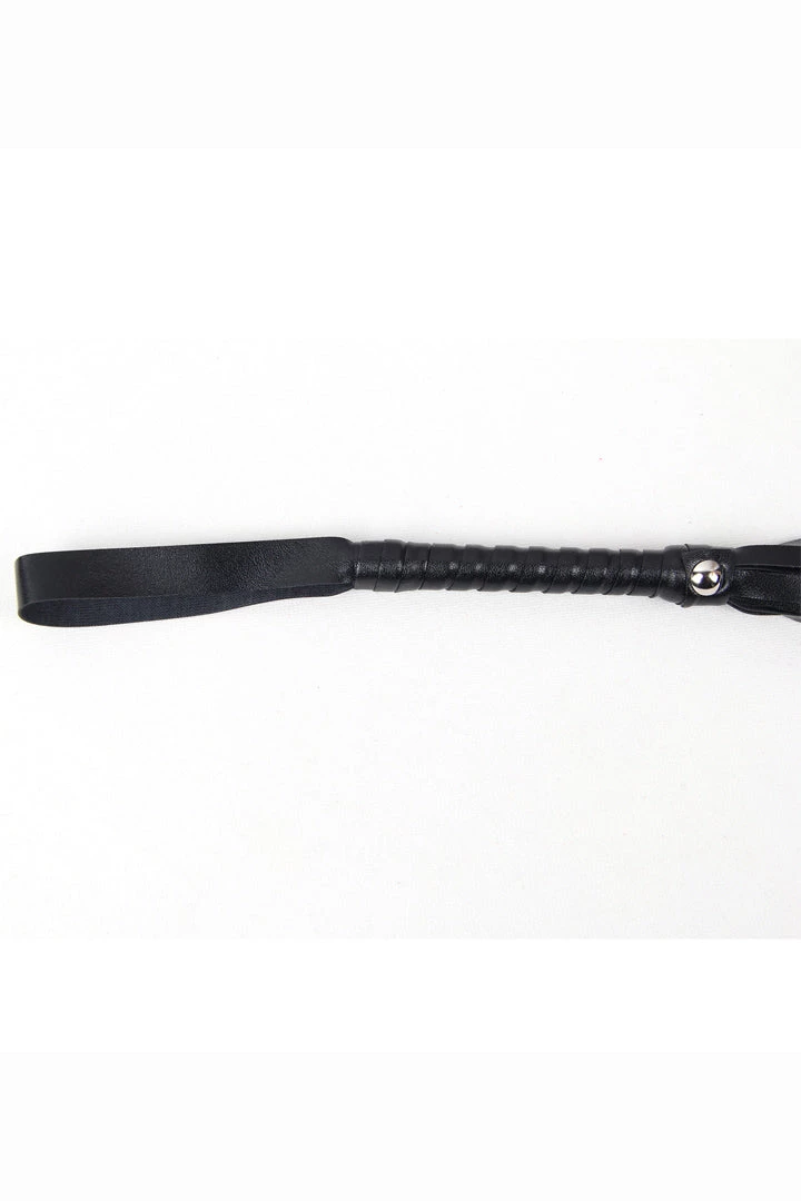 OY Brands Black Faux Leather Whip Valentines Day Lingerie 4 OY Brands Black Faux Leather Whip Valentines Day Lingerie