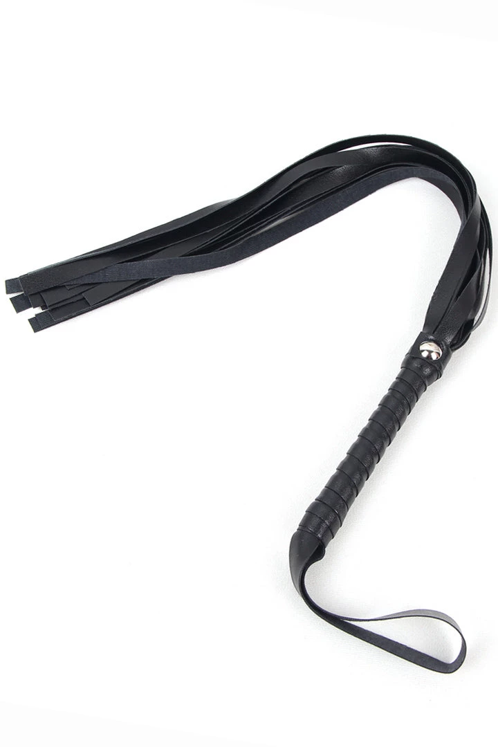 OY Brands Black Faux Leather Whip Valentines Day Lingerie 3 OY Brands Black Faux Leather Whip Valentines Day Lingerie