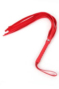 OY Brands Red Faux Leather Whip