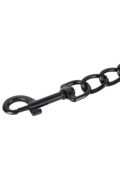 OY Brands Black Metal Chain Bondage Leash BDSM