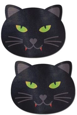 Pastease Black Cat Halloween Nipple Pasties 5 Pastease Black Cat Halloween Nipple Pasties