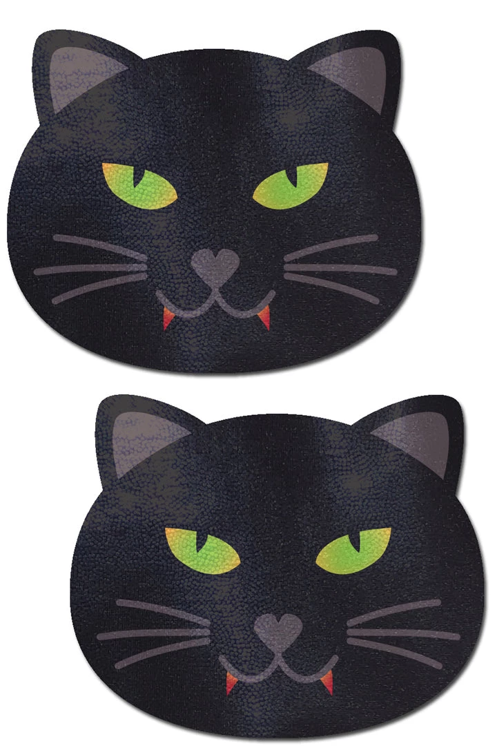 Pastease Black Cat Halloween Nipple Pasties 4 Pastease Black Cat Halloween Nipple Pasties