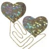 Pastease Gold Shattered Heart Nipple Pasties With Chains 2 Pastease Gold Shattered Heart Nipple Pasties With Chains
