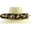 Funk Plus BDSM Collars Green Leopard Choker With Spikes