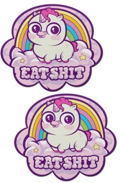 Pastease Eat Shit Unicorn Nipple Pasties