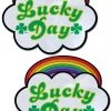 Pastease Lucky Day Rainbow Cloud Nipple Pasties Dancewear 1 Pastease Lucky Day Rainbow Cloud Nipple Pasties Dancewear