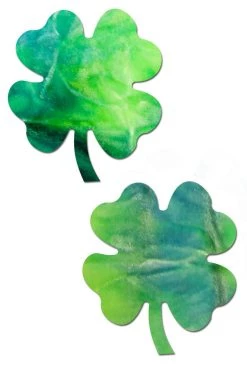 Pastease J. Valentine® Sea Tie Dye Shamrock Nipple Pasties Accessories