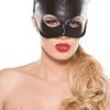 Allure Faux Leather Cat Mask