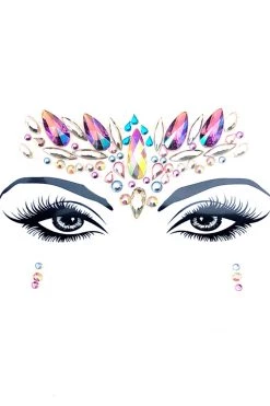 NevaNude Sirena Crystal Festival Face Jewels Dancewear