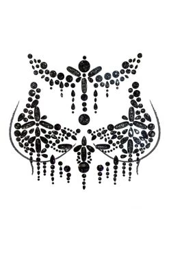 NevaNude Dancewear Black Glitter Jewel Body Stickers