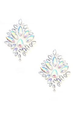 NevaNude Dancewear Crystal Ice Queen Boob Jewels