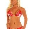 Daisy Corsets Swimwear Pin-Up Cherry Print Scrunch Bikini*