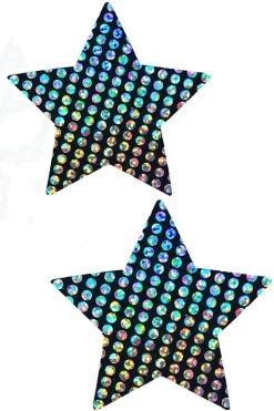 NevaNude Disco Holographic Dots Stars Nipple Pasties Accessories