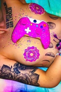 Pastease Accessories Pink Icing Donut Sprinkle Nipple Pasties