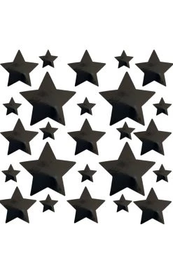 NevaNude Dominatrix Vinyl Stars Body Stickers Dancewear
