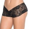 Mapalé Lingerie Open Crotch Boyshorts