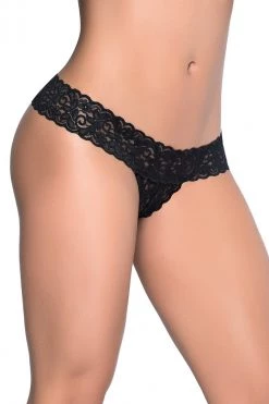 Mapalé Peek-a-Boo Open Crotch Thong