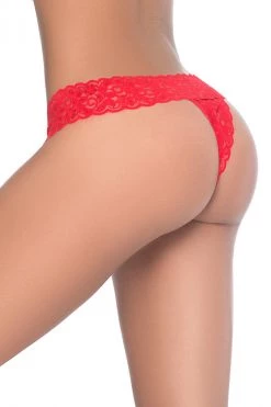 Mapalé Peek-a-Boo Open Crotch Thong