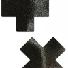 Pastease Everyday Reusable Liquid Black Cross Nipple Pasties Accessories 2 Pastease Everyday Reusable Liquid Black Cross Nipple Pasties Accessories