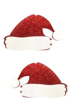 NevaNude Glitter Santa Hat Christmas Nipple Pasties Lingerie