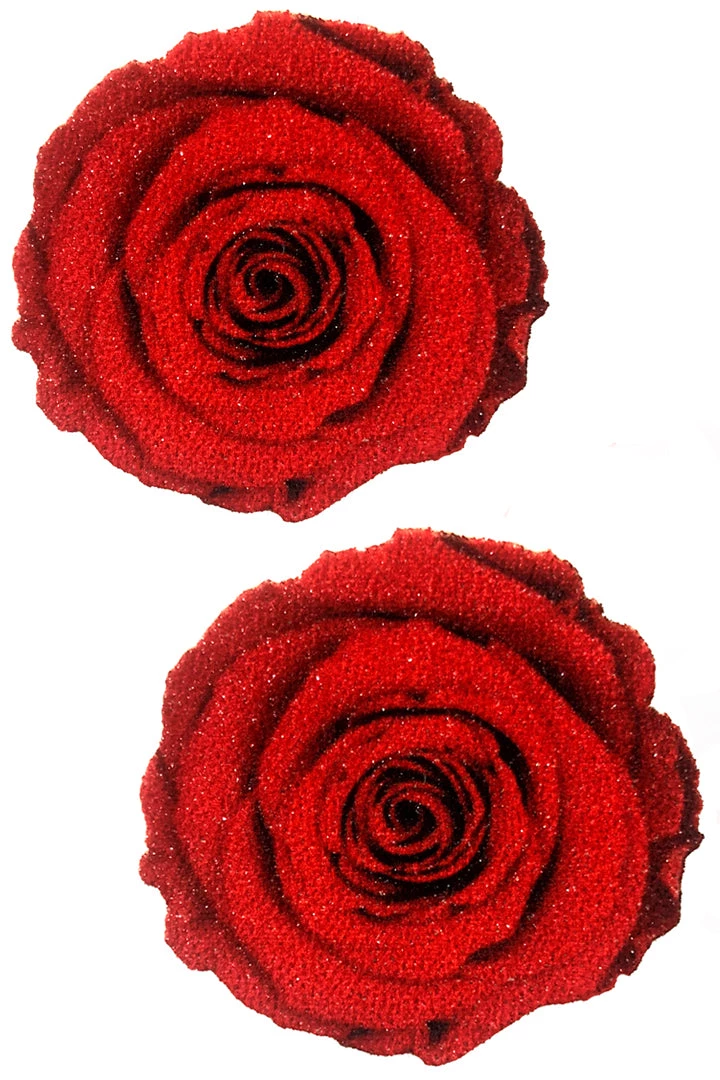 NevaNude Glitter Red Rose Nipple Pasties 3 NevaNude Glitter Red Rose Nipple Pasties