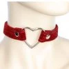 Funk Plus Heart Ring Red Velvet Choker 1 Funk Plus Heart Ring Red Velvet Choker