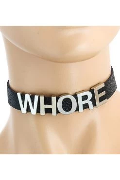Funk Plus 3D WHORE Slave Collar BDSM Collars