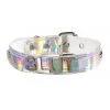 Funk Plus BDSM Collars Silver Hologram 3D 1" SLUT Choker