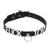 Funk Plus 3D Steel FUCK TOY Name Collar With Bondage Ring