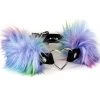 Funk Plus BDSM Collars I Heart Fraggle Rock Faux Fur Leather Choker 2 Funk Plus BDSM Collars I Heart Fraggle Rock Faux Fur Leather Choker