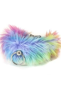 Funk Plus BDSM Collars Fraggle Rock Faux Fur Leather Choker