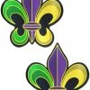 Pastease Fleur-de-lis Mardis Gras Nipple Pasties Accessories