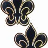 Pastease Fleur-de-lis Black, White & Gold Nipple Pasties Accessories